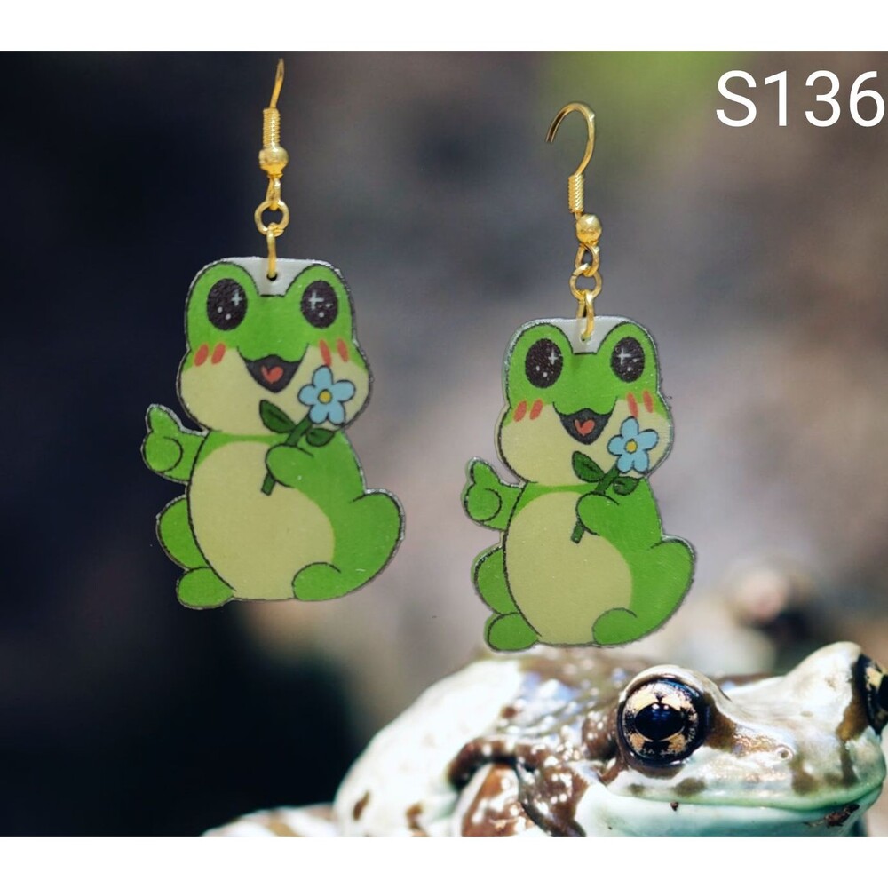 Cute Frog Earrings